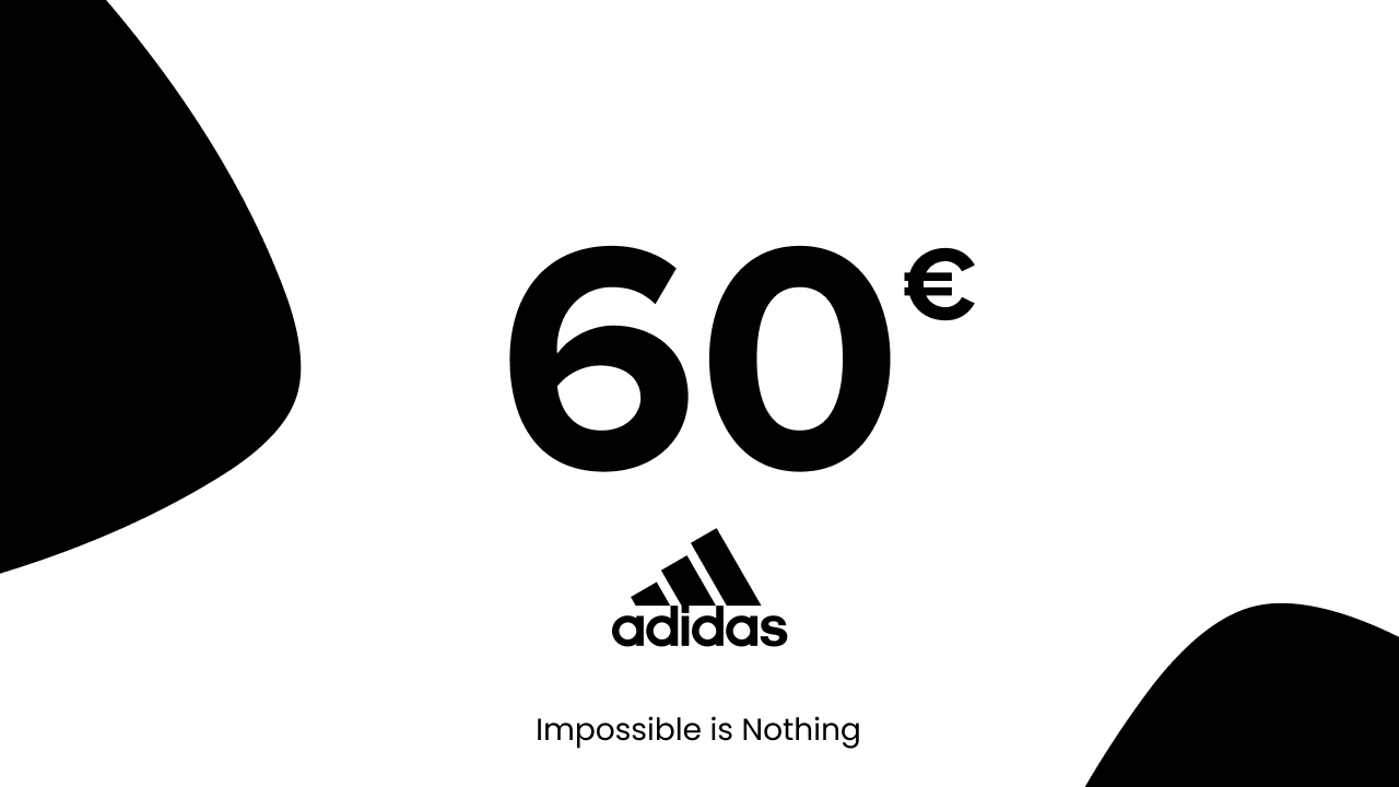 Adidas - 60 EUR (Spain)