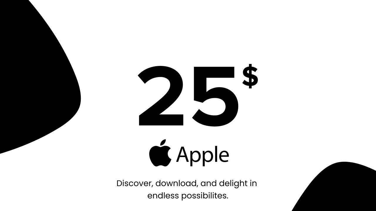 Apple - 25 USD (United States)