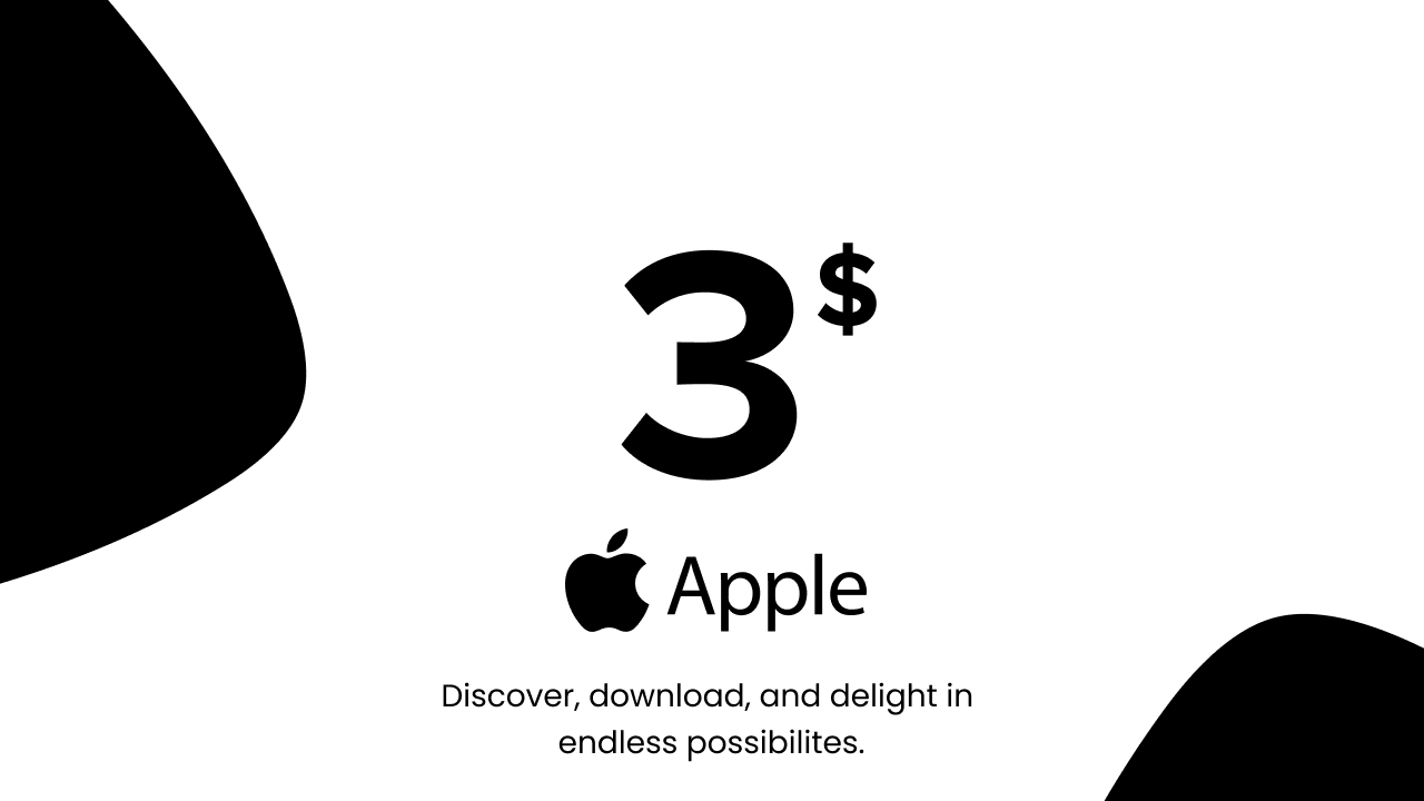 Apple - 3 USD (United States)