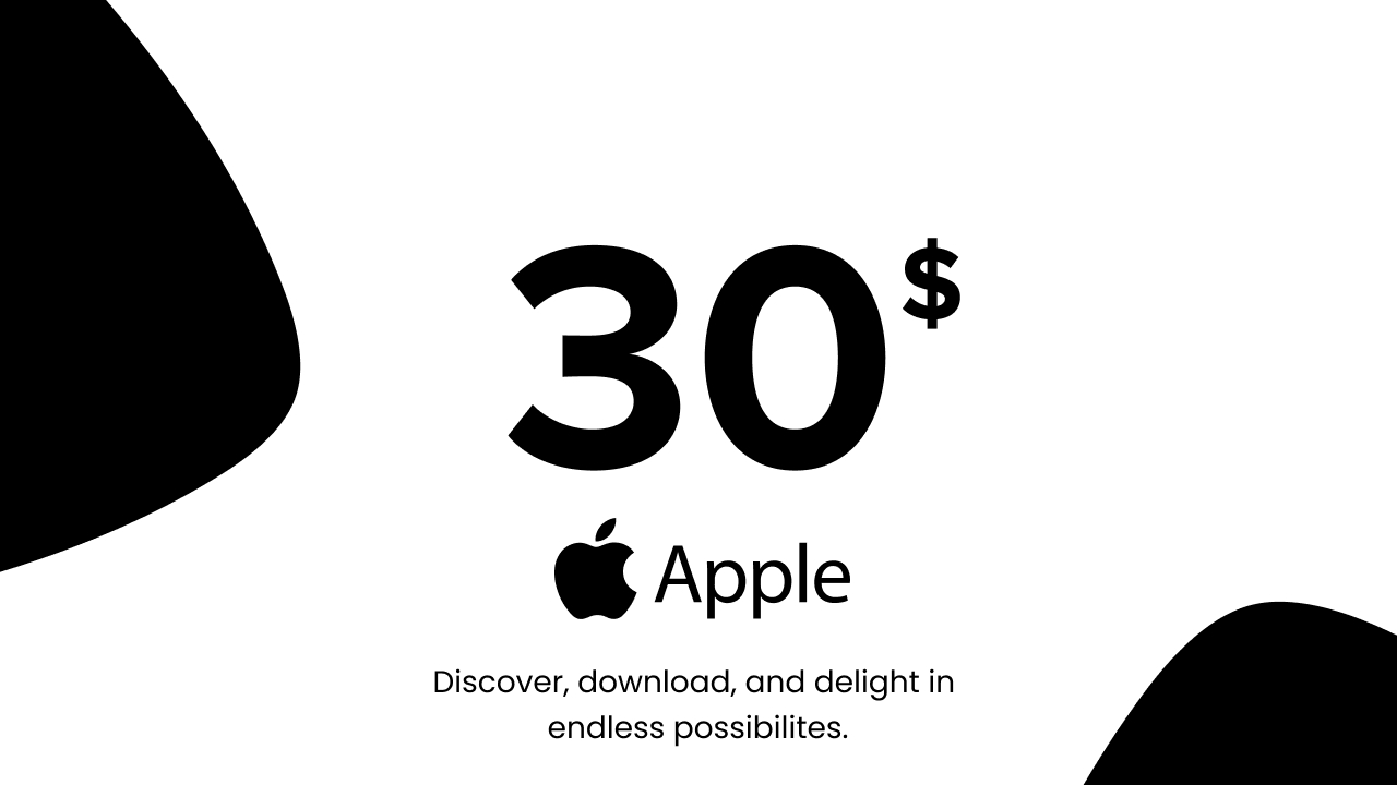 Apple - 30 USD (United States)