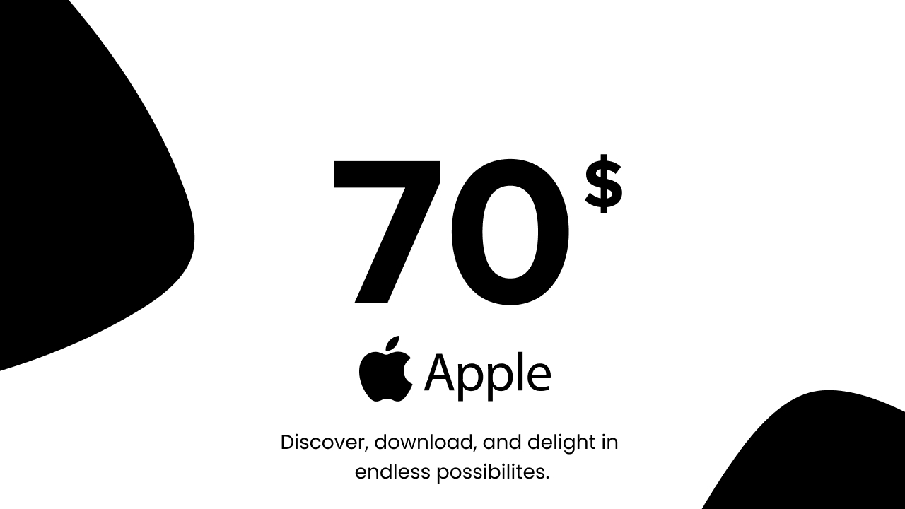 Apple - 70 USD (United States)