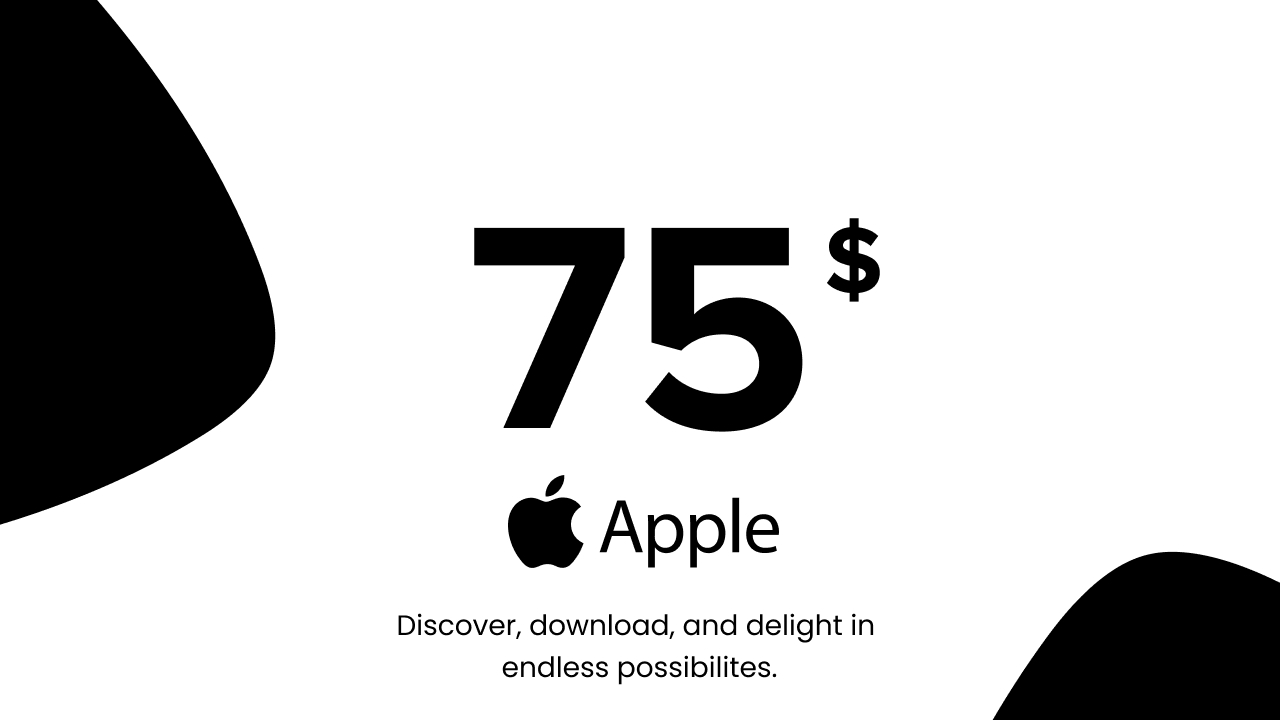 Apple - 75 USD (United States)