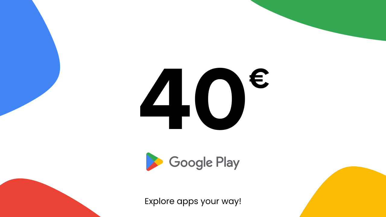 Google Play - 40 EUR (Germany)