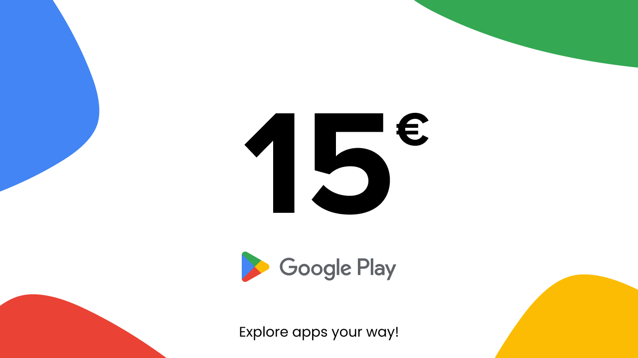 Google Play - 15 EUR (Italy)