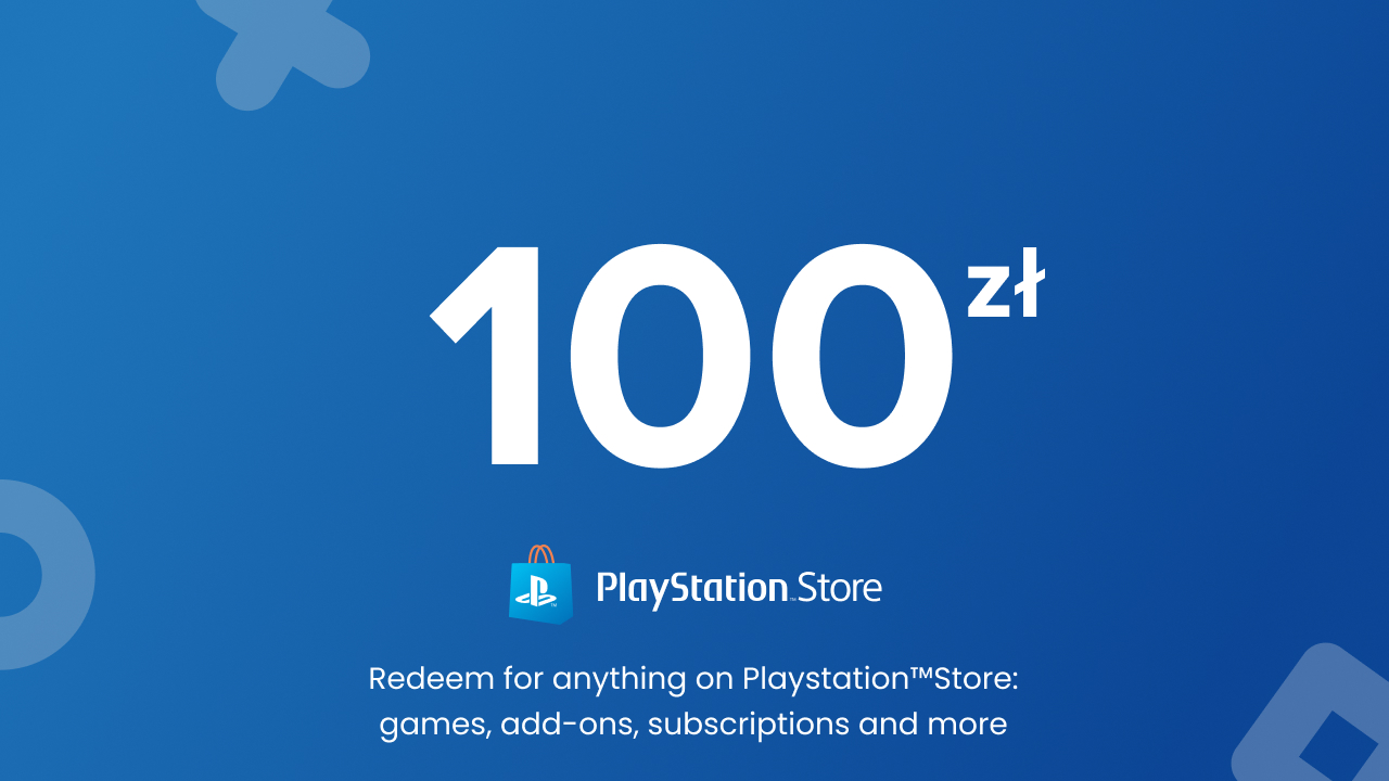 Playstation Store PSN - 100 PLN (Poland)