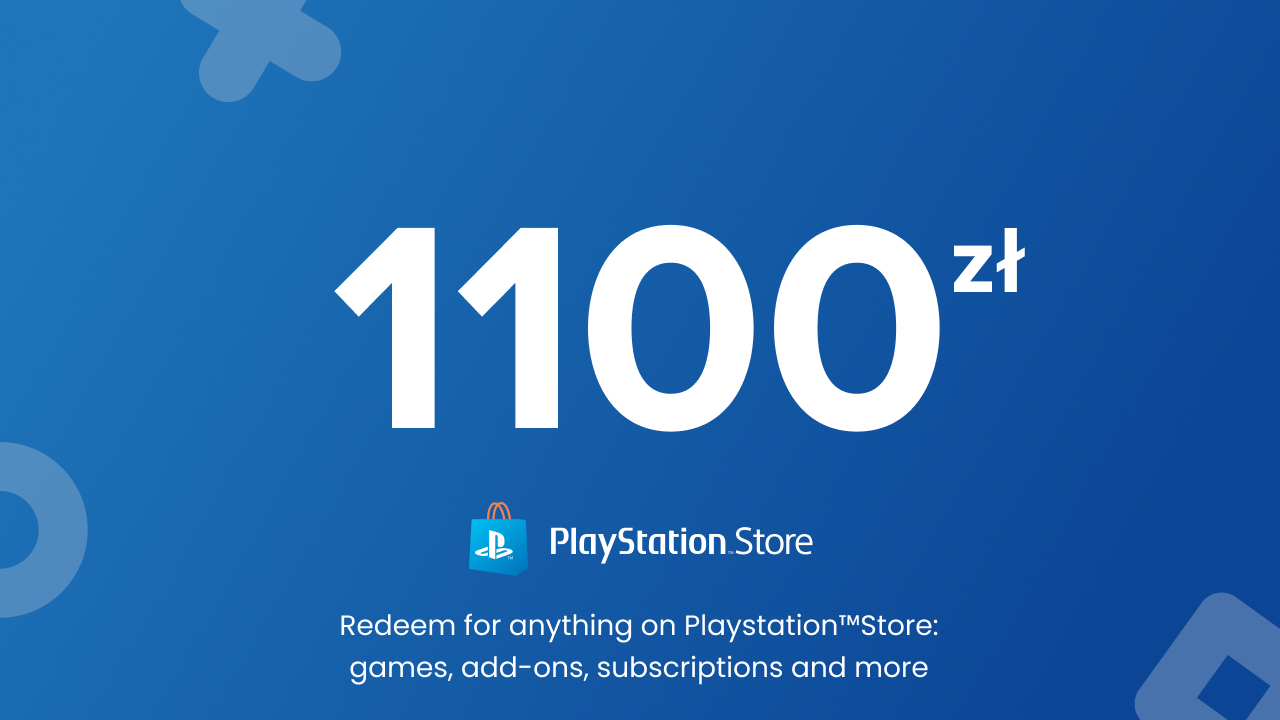 Playstation Store PSN - 1100 PLN (Poland)