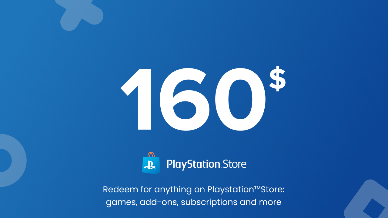 Playstation Store PSN - 160 USD (Kuwait)