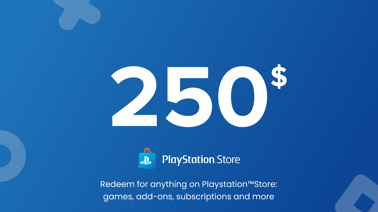 Playstation Store PSN - 250 USD (USA)