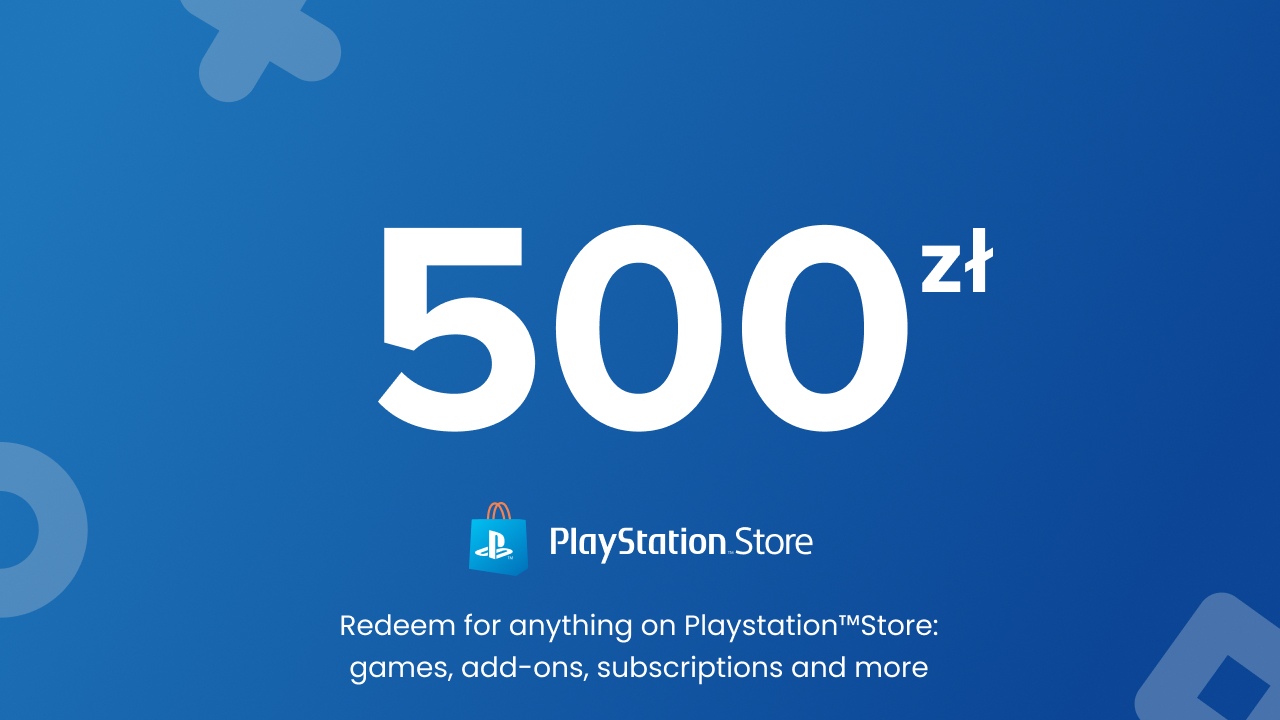 Playstation Store PSN - 500 PLN (Poland)