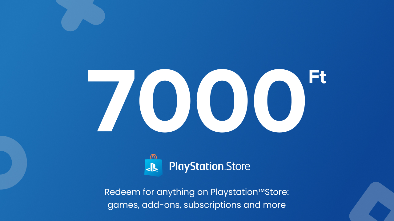 Playstation Store PSN - 7000 HUF (Hungary)