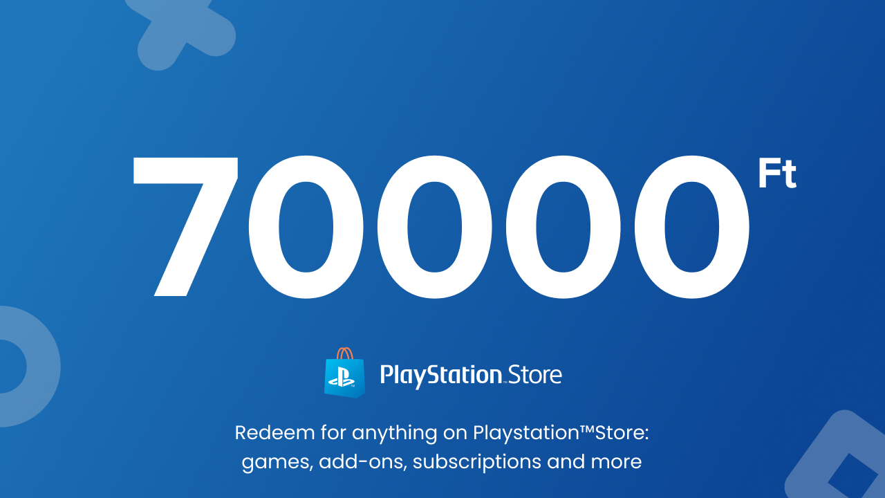 Playstation Store PSN - 70000 HUF (Hungary)