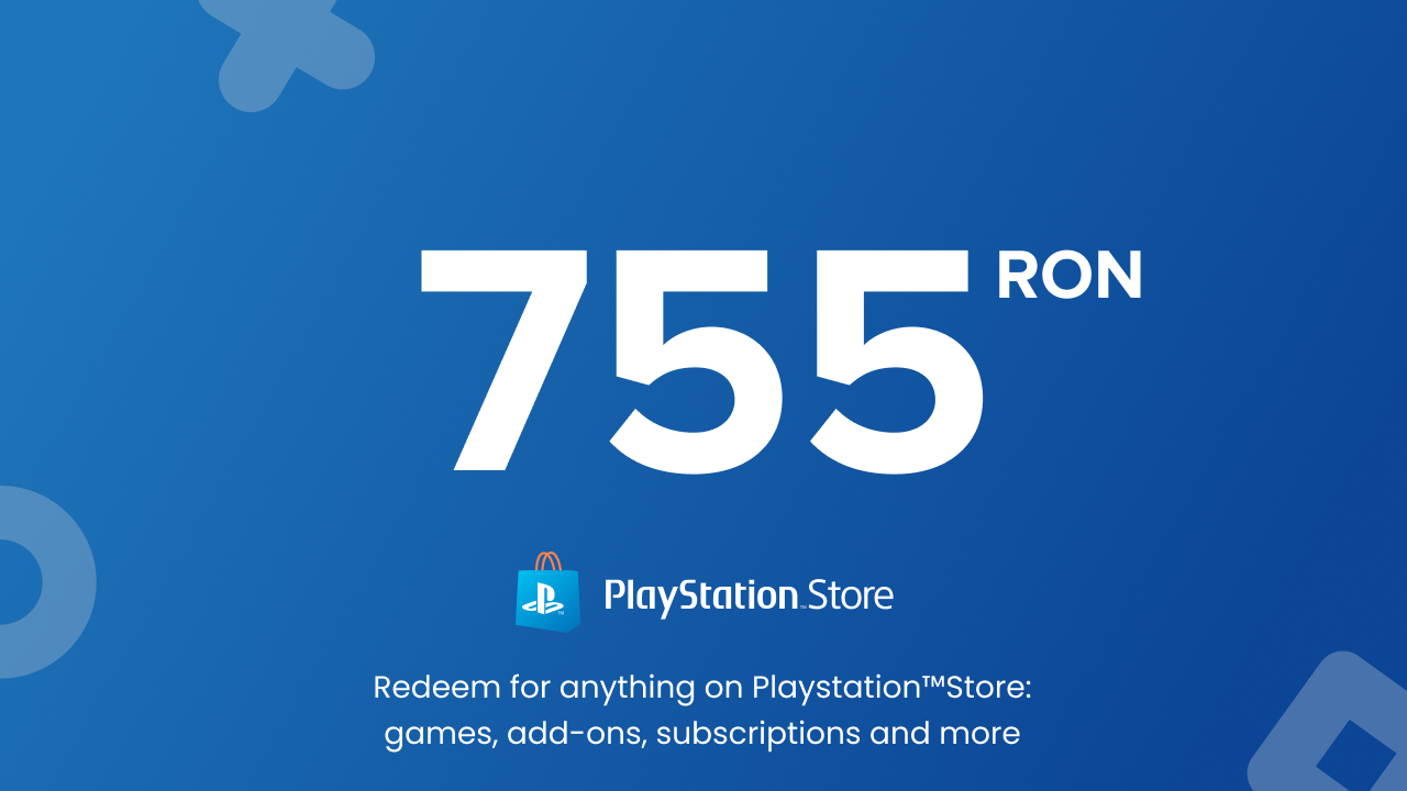 Playstation Store PSN - 755 RON (Romania)