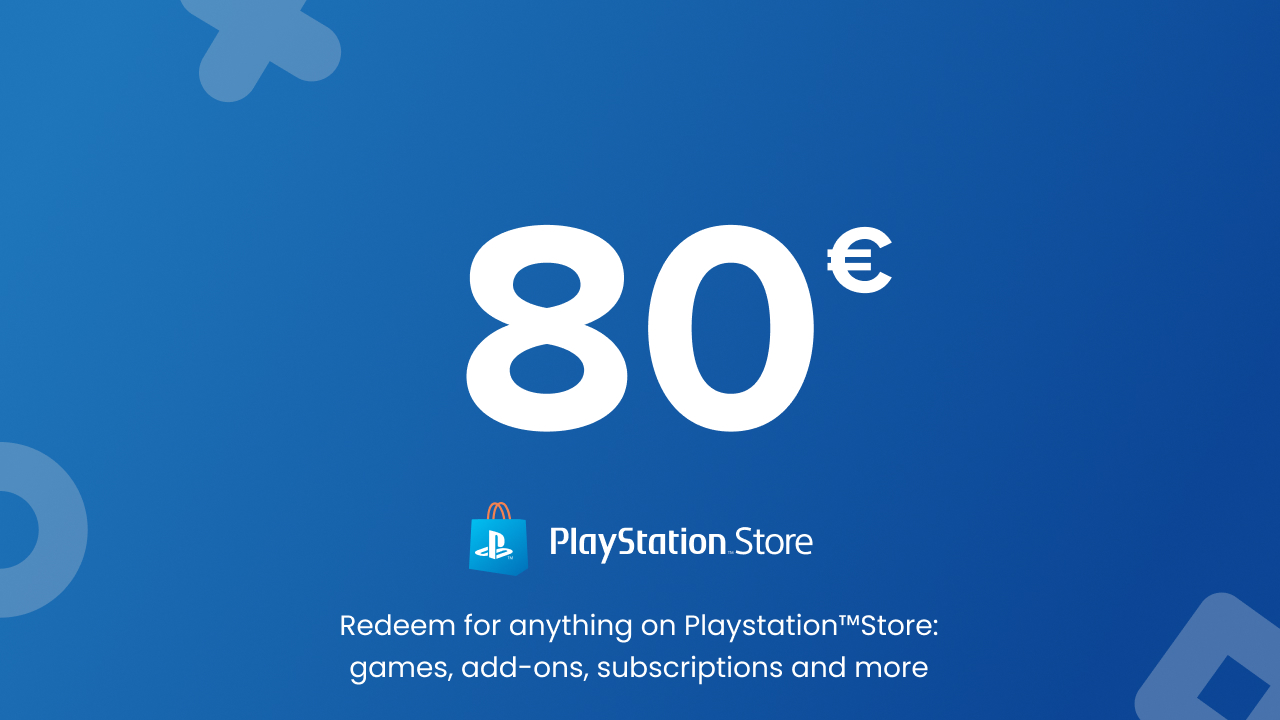 Playstation Store PSN - 80 EUR (Spain)