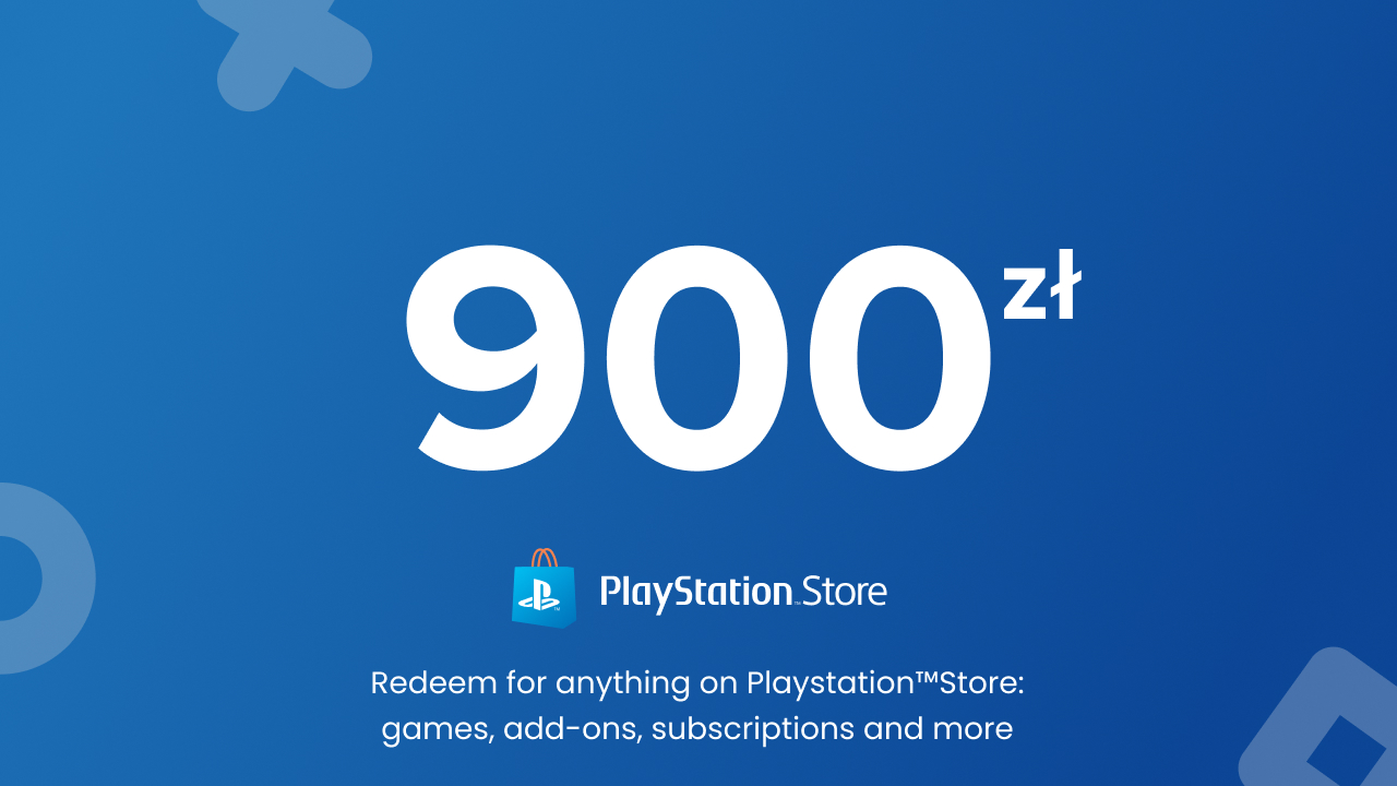 Playstation Store PSN - 900 PLN (Poland)