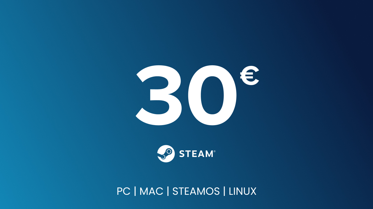 Steam Gift Card - 30 EUR