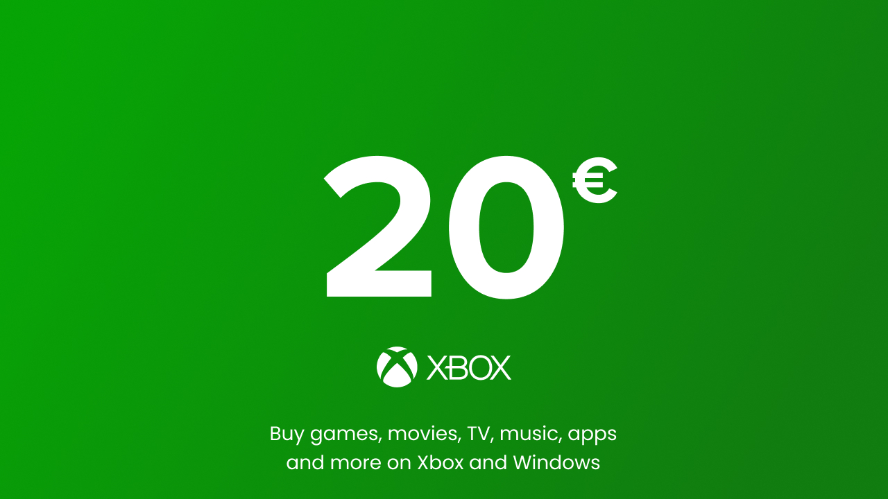 Xbox Store - 20 EUR (Europe)