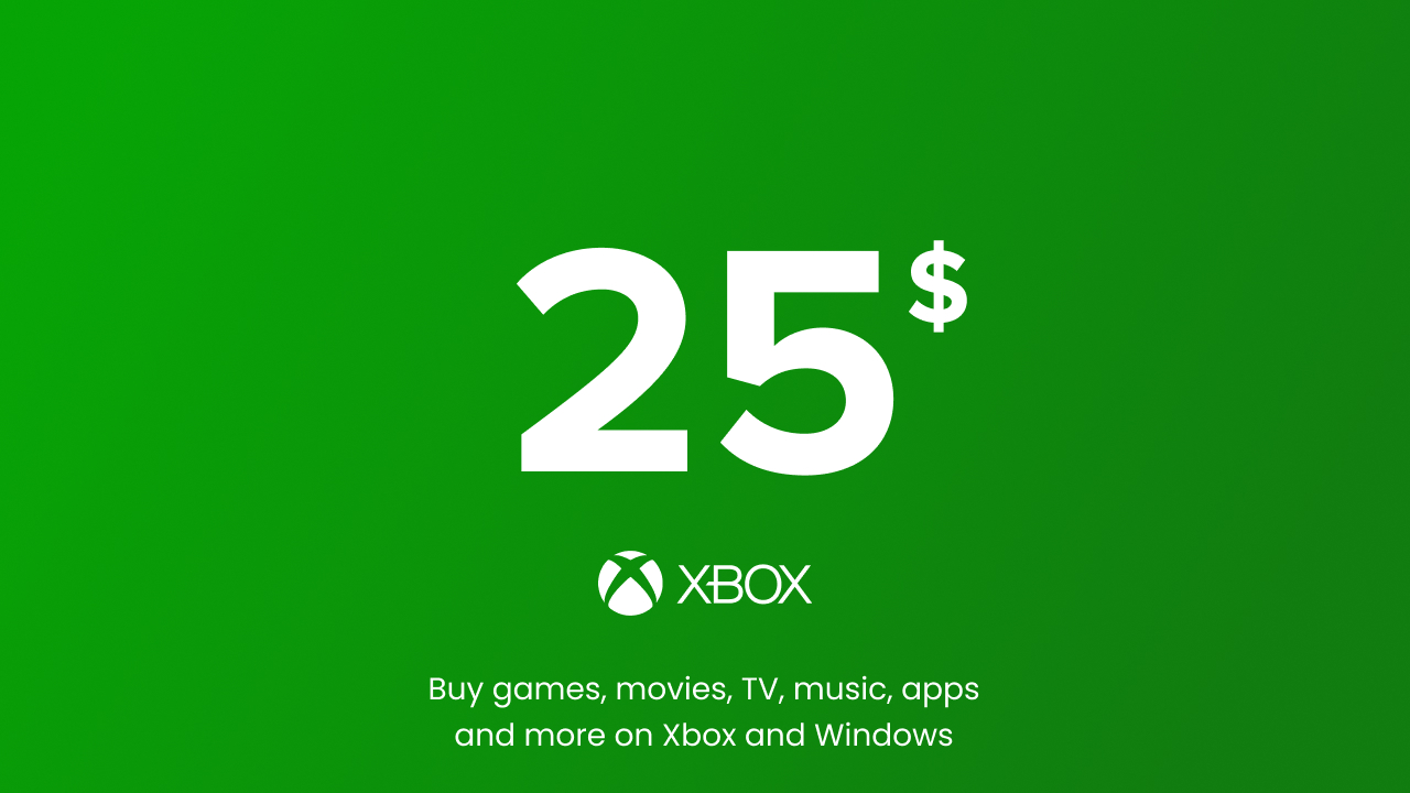 Xbox Store - 25 USD (United States)