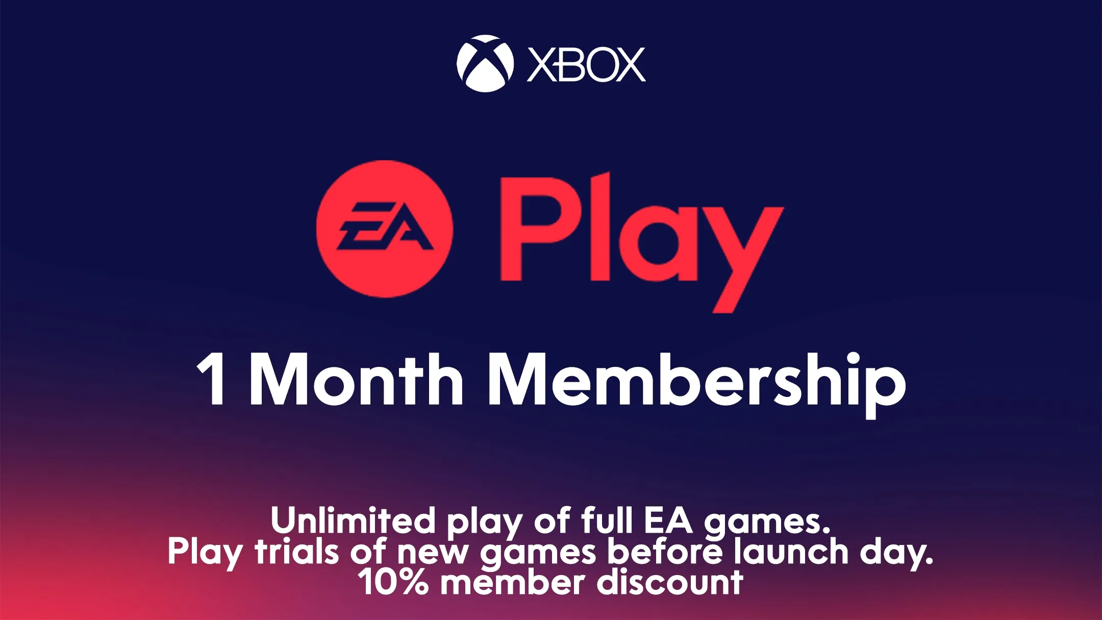 EA Play (EA Access) Pass 1 Month