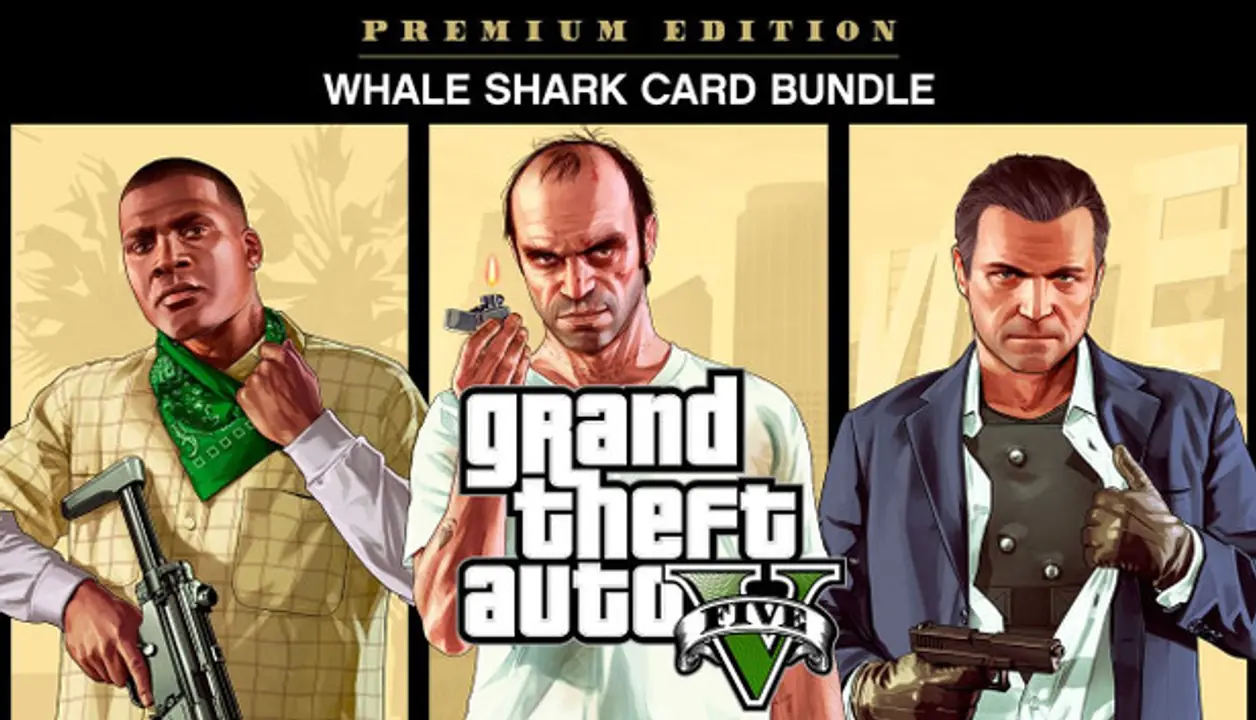 Grand Theft Auto V (GTA V): Premium Edition & Whale Shark Card Bundle