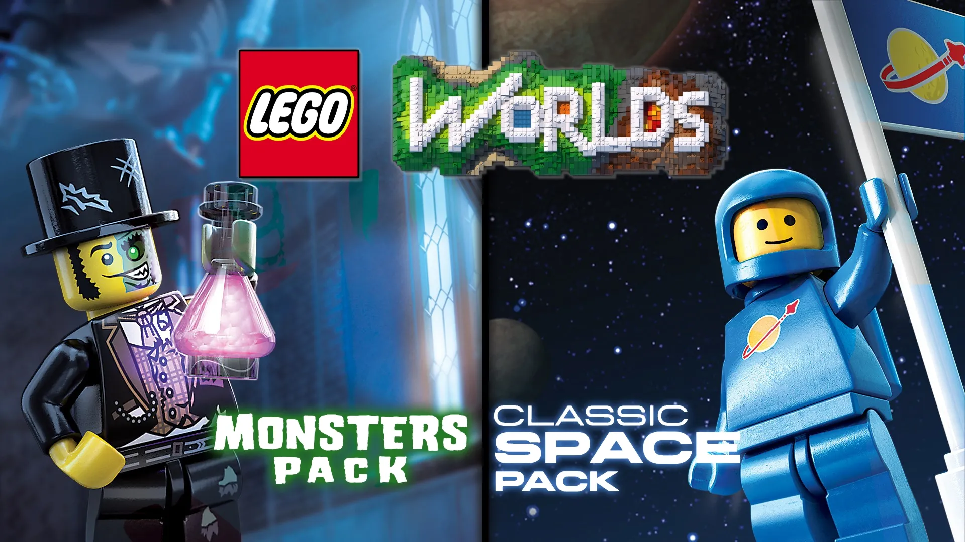 LEGO Worlds Classic Space Pack and Monsters Pack