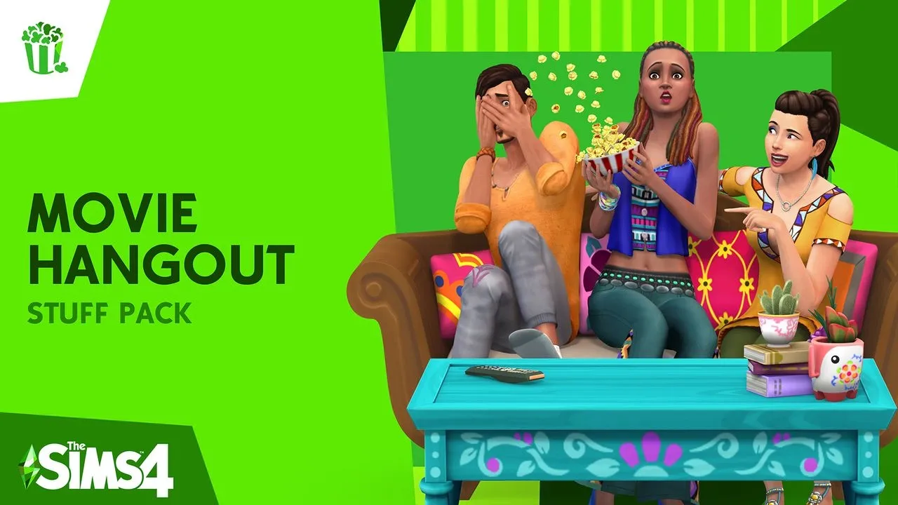 The Sims 4 Movie Hangout Stuff