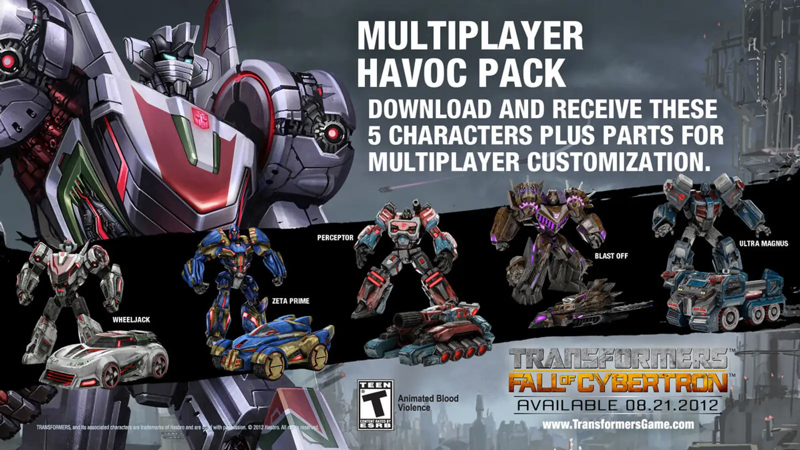 Transformers Fall of Cybertron - Multiplayer Havoc Pack